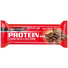 High Whey protein Bar 44g, ActivLab - кофе