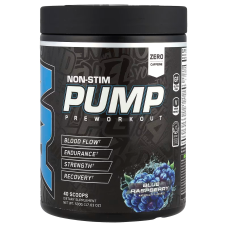 ABE Ultimate Stim-Free PUMP Pre-Workout 40 Servings, Applied Nutrition - Blue Raspberry