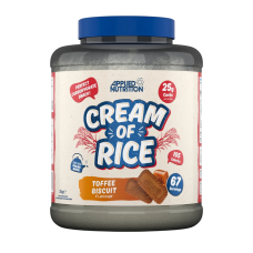 Cream of Rice 2kg, Applied Nutrition - Toffee Biscuit