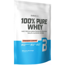 100% Pure Whey 1000g, BioTechUSA - Strawberry