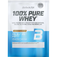 100% Pure Whey 28g, BioTechUSA - Hazelnut