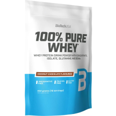 100% Pure Whey 454g, BioTechUSA - Coconut Chocolate