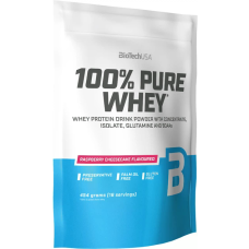 100% Pure Whey 454g, BioTechUSA - Raspberry Cheesecake