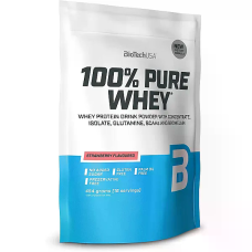 100% Pure Whey 454g, BioTechUSA - Strawberry