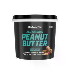 All Natural Peanut Butter 1000g, BioTechUSA - Crunchy