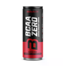 BCAA Zero Energy Drink 330ml, BioTechUSA - Raspberry-Lime