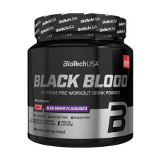 Black Blood CAF+ 300g, BioTechUSA - Blue Grape