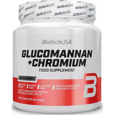 Glucomannan plus Chromium 225g, BioTech - Unflavoured