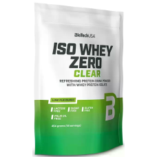 Iso Whey Zero Clear 454g, BioTechUSA - Lime