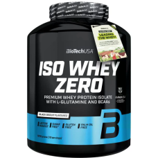 Iso Whey Zero Lactose Free 1816g, BioTechUSA - Black Biscuit