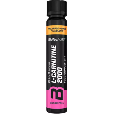 L-Carnitine Ampule 2000 25ml, BioTechUSA - Green tea