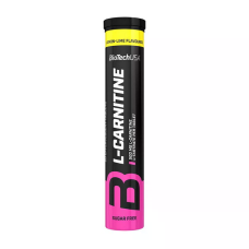 L-Carnitine Effervescent 500mg 20 Tabs, BioTechUSA - Lemon-lime