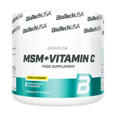 MSM + Vitamin C 150g, BioTechUSA - Lemon