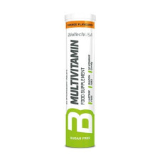 Multivitamin Effervescent 20 Tabs, BioTechUSA - Orange