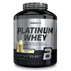 Platinum Whey Protein 2000g, BioTechUSA - Bourbone Vanilla Ice Cream