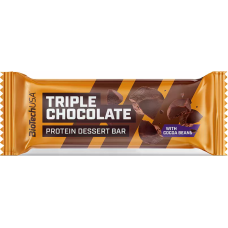 Protein Dessert Bar 50g, BioTechUSA - Triple Chocolate