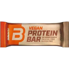 Vegan Protein Bar 50g, BioTechUSA - Peanut Butter