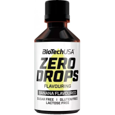 Zero Drops 50ml, BioTechUSA - Banana