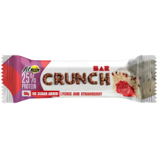 Протеиновый Батончик Crunch Bar 50г, FitWin - Lychee Strawberry