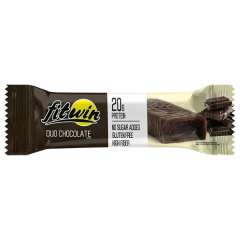 Протеиновый Батончик Глазированный 60г, FitWin - Duo Chocolate