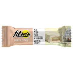 Протеиновый Батончик Глазированный 60г, FitWin - Milky Cream