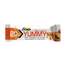Протеиновый Батончик Yummy Bar 55г, FitWin - Apricot Chocolate