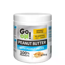 Peanut Butter 470g, Go On - Crunchy