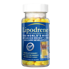 Lipodrene With 25mg Ephedra 90 Tabs, Hi-Tech Pharma - Tab