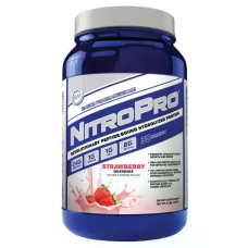 NitroPro Hydrolyzed Protein 907g, Hi-Tech Pharma - Strawberry Milkshake