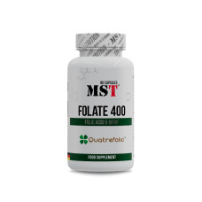 Folate 400 Quatrefolic 90 Caps, MST - Caps