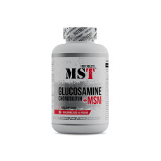 Glucosamine Chondroitin MSM + Hyaluronic Acid & L-Prolin 180 Tabs, MST - Tab