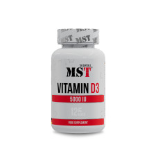 Vitamin D3 5000iu 120 Softgels, MST - Softgels