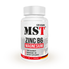 Zinc Magnesium Vitamin B6 120 Caps, MST - Caps