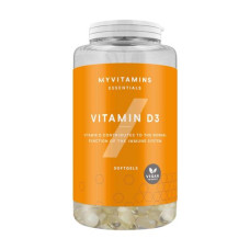 Vitamin D-3 2500iu 180 Softgels, MyProtein - Softgels