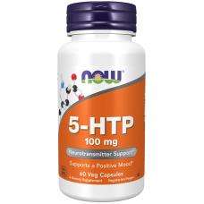 5-HTP 100mg 60 Caps, NOW Foods - Caps