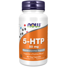 5-HTP 50mg 90 Caps, NOW Foods - Caps