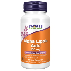 Alpha Lipoic Acid 100mg 60 Veg Caps, NOW Foods - Veg Caps
