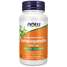 Ashwagandha 450mg 90 Сaps, NOW Foods - caps