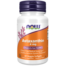 Astaxanthin 4mg 60 Softgels, NOW Foods - Softgels