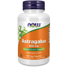 Astragalus Root 500mg 100 Veg Caps, NOW Foods - Veg Caps