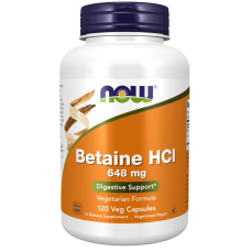 Betaine HCL 120 Veg Caps, NOW Foods - Veg Caps
