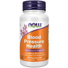 Blood Pressure Health 90 Veg Caps, NOW Foods - Veg Caps
