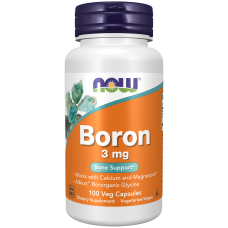 Boron 3mg 100 Veg Caps, NOW Foods - Caps