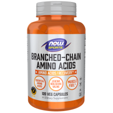 Branched-Chain Amino Acids 120 Veg Caps, NOW Foods - Veg Caps