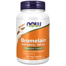 Bromelain 500mg 120 Veg Caps, NOW Foods - Veg Caps