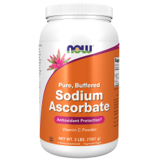 Buffered Sodium Ascorbate Vitamin C 1361g, NOW Foods - Pure