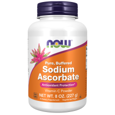 Buffered Sodium Ascorbate Vitamin C 227g, NOW Foods - Pure