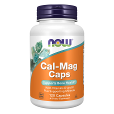 Cal-Mag With Minerals 120 Caps, NOW Foods - Caps