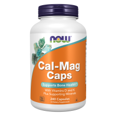 Cal-Mag With Minerals 240 Caps, NOW Foods - Caps