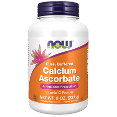 Calcium Ascorbate Vitamin C 227g, NOW Foods - Pure